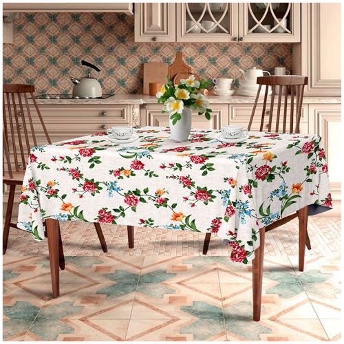 Скатерть столовая "Розочка" из рогожки
Скатерть столовая "Розочка" из рогожки