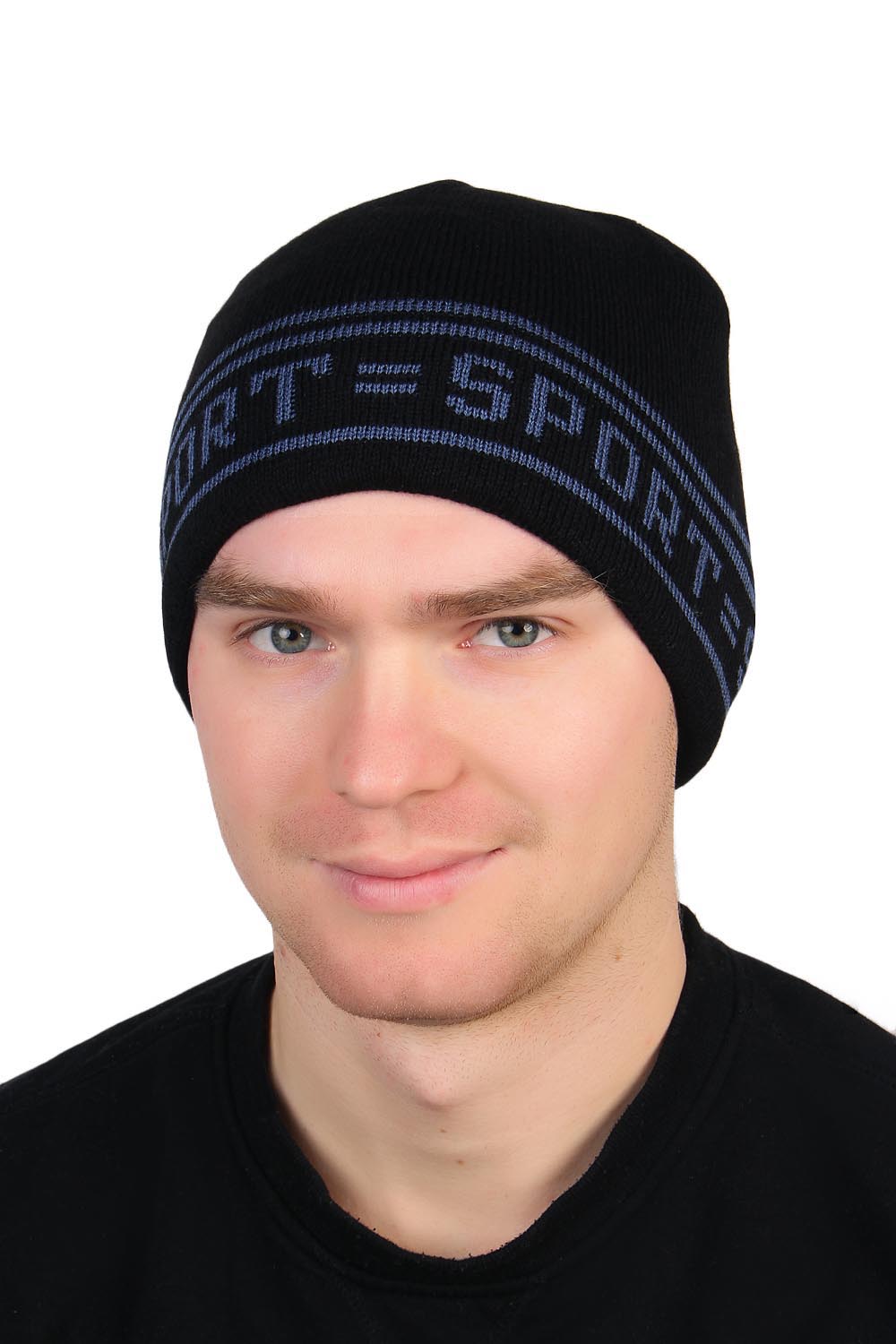 

Шапка мужская "Sport" вязаная