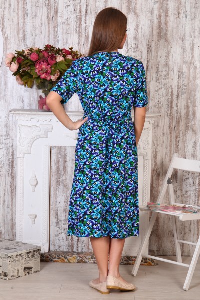 

Халат женский "Анютины глазки" на молнии