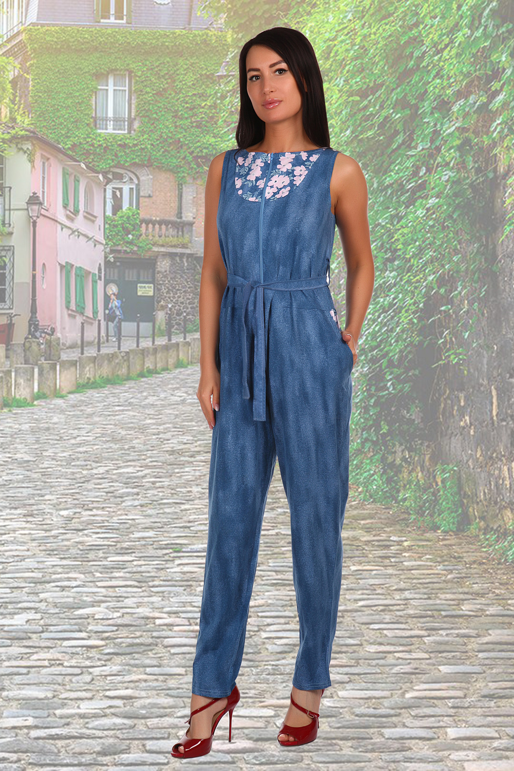 

Комбинезон женский "Лада" с поясом