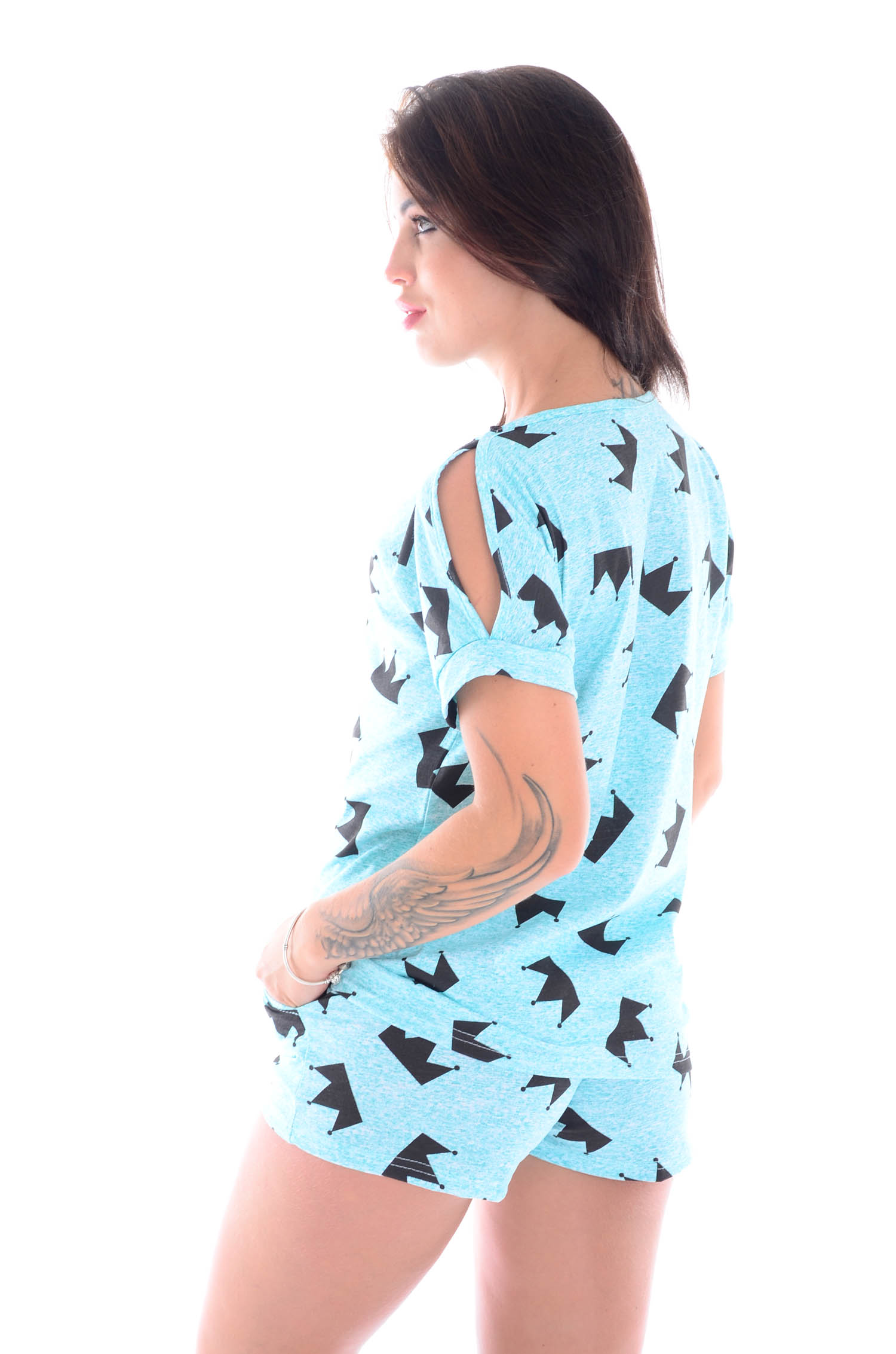 

Костюм женский "Корона" футболка и шорты