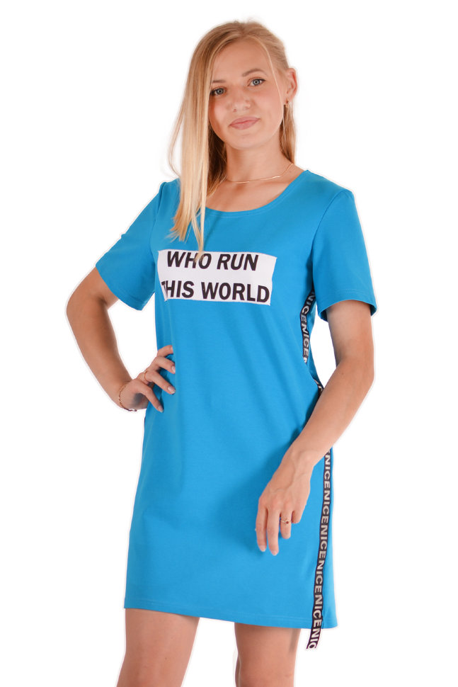 

Платье женское "Run" с коротким рукавом