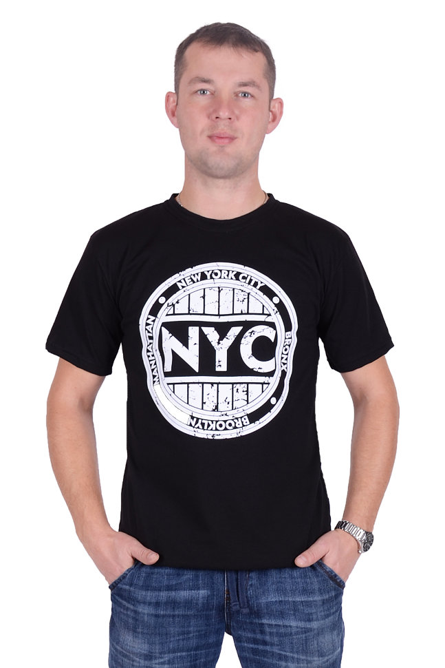 

Футболка мужская "NYC" с коротким рукавом