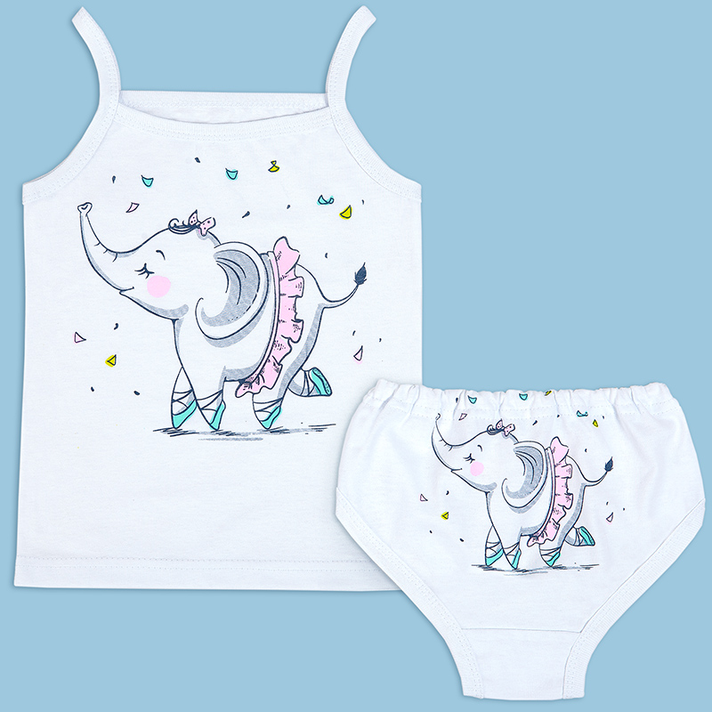 

Комплект для девочки "Стесняшка