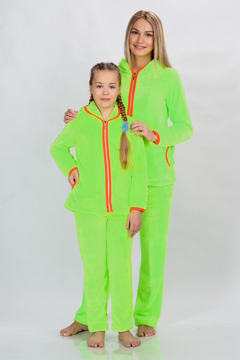 

Family Look Костюм Неон женский+подростковый зеленый