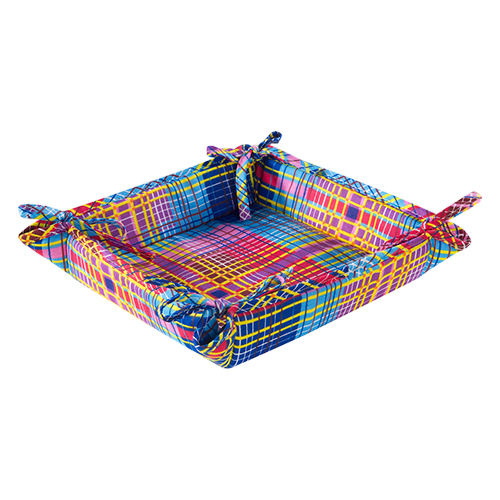 

Текстильная ваза "Дачный пикник" с завязками