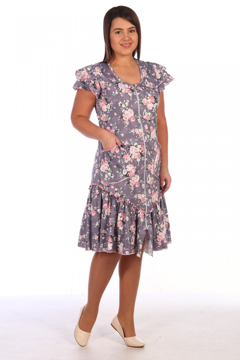 

Халат женский "Демис" с карманами