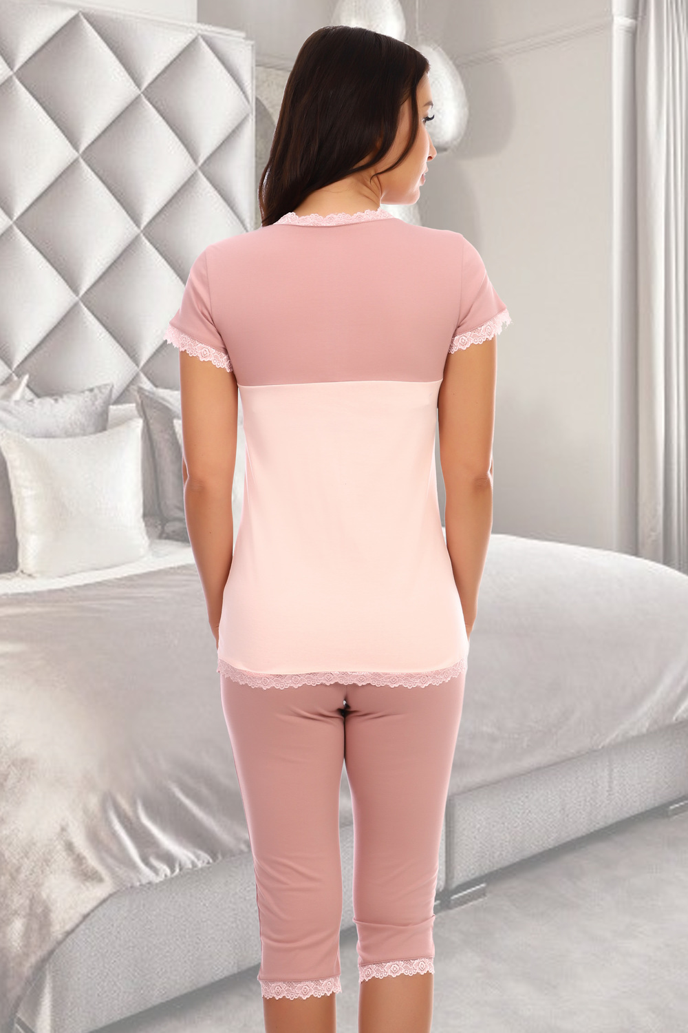 

Пижама женская "Вэнди" кофта и бриджи