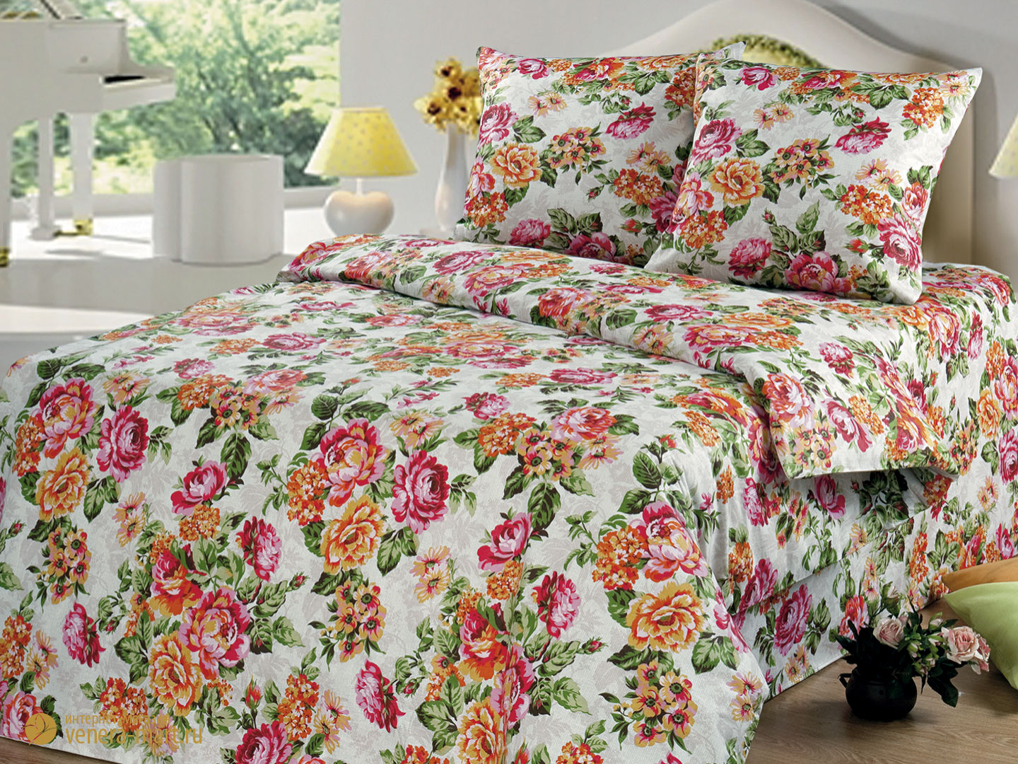 "Розовый сад" - комплект постельного белья