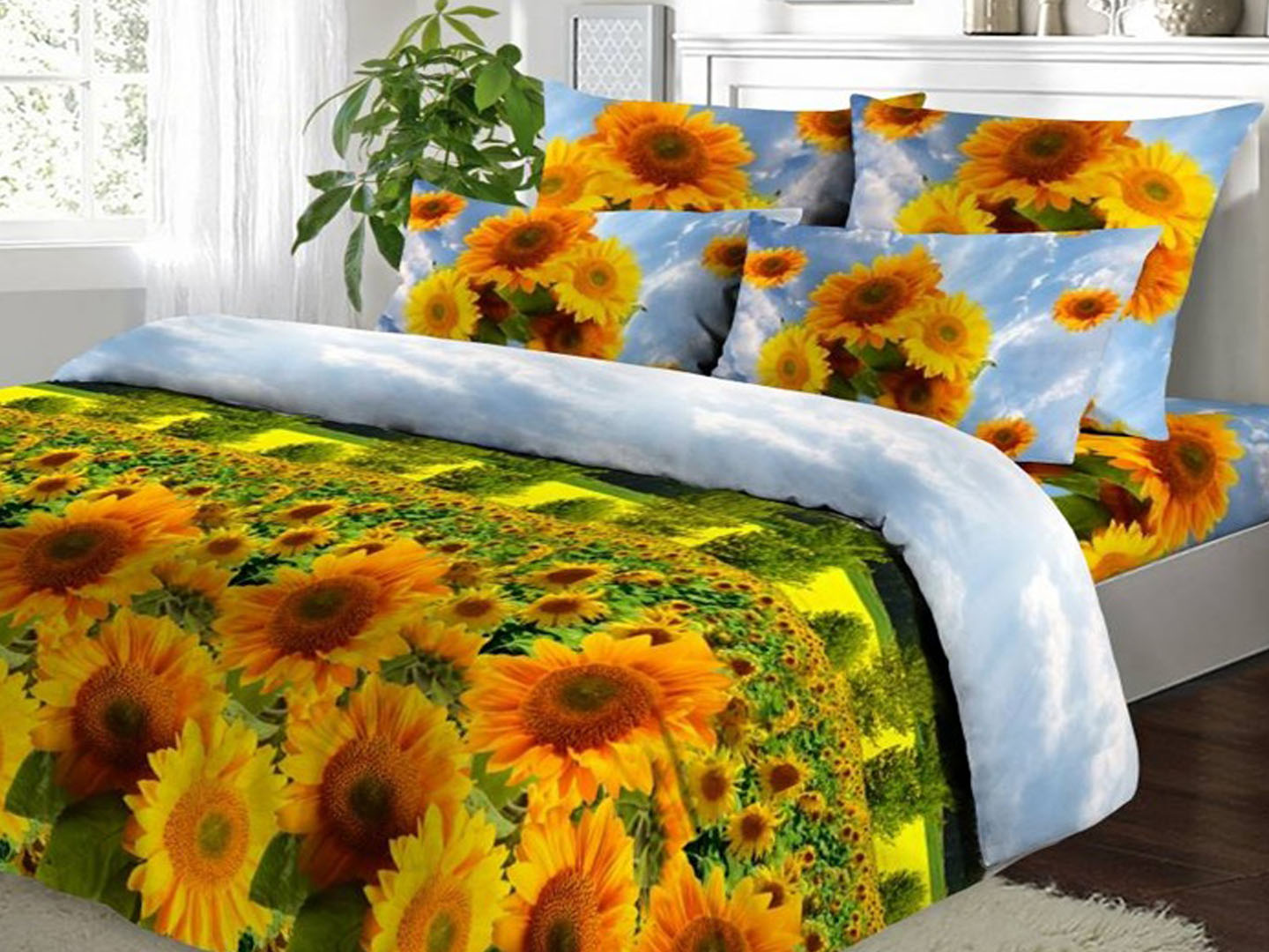 "Солнечная долина" - комплект постельного белья из поплина