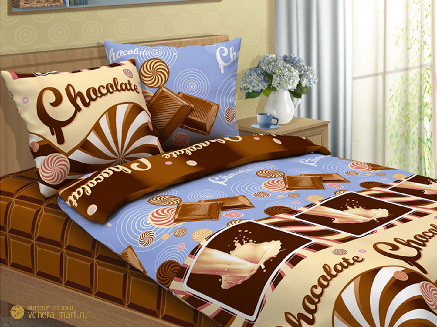 "Шоколад" - комплект детского постельного белья