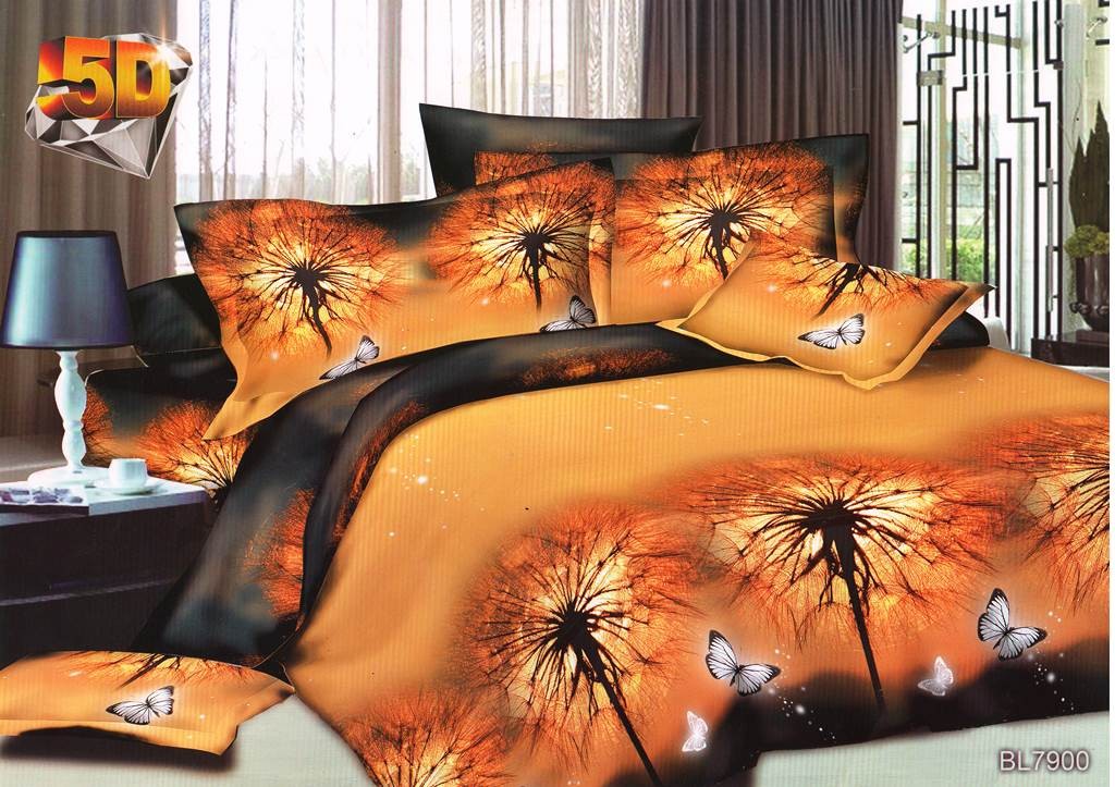 Комплект постельного белья "Солнечный рай" из полисатина