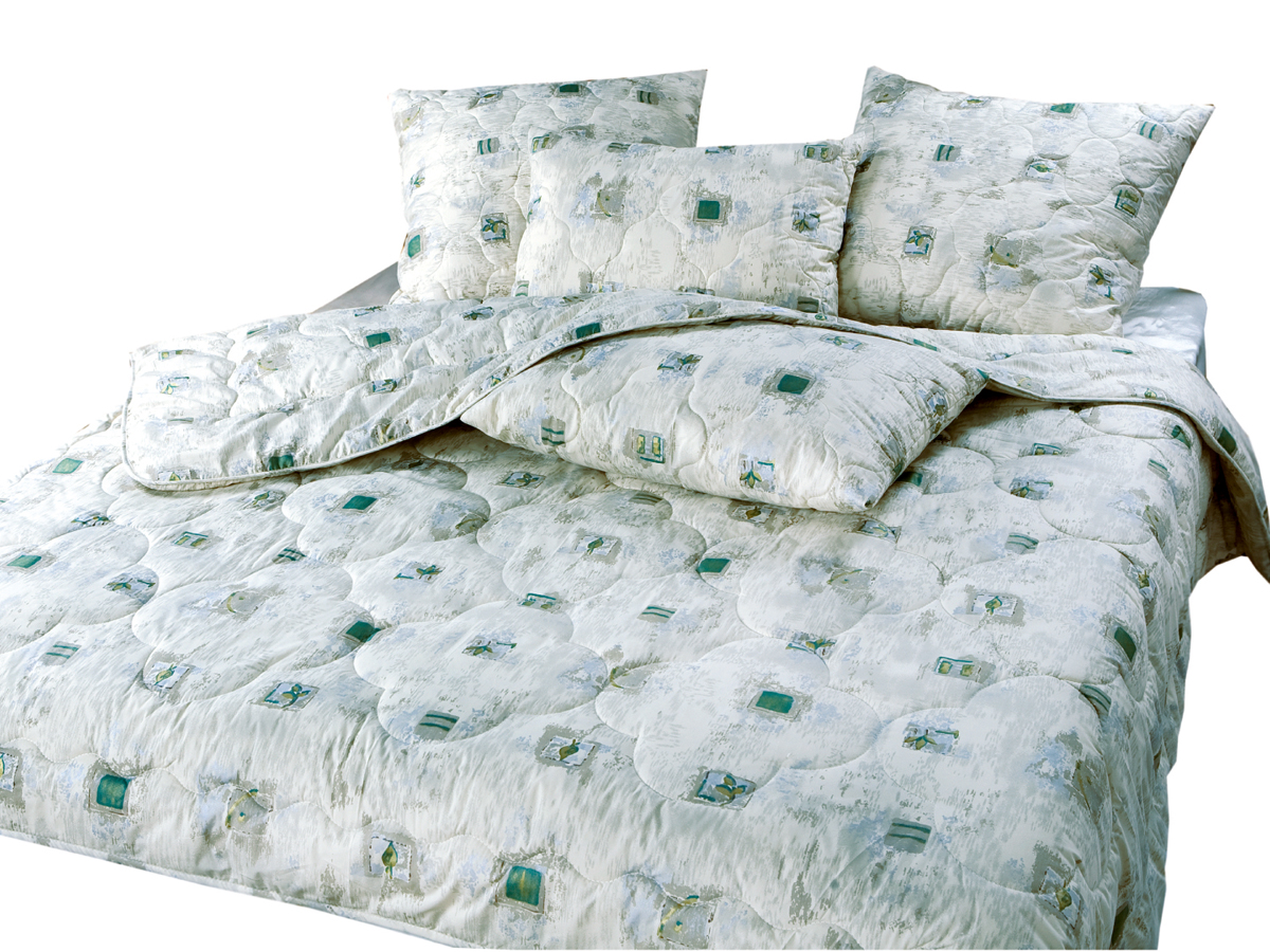 Набор для спальни Бамбук (1 одеяло + 2 подушки) (в тике)