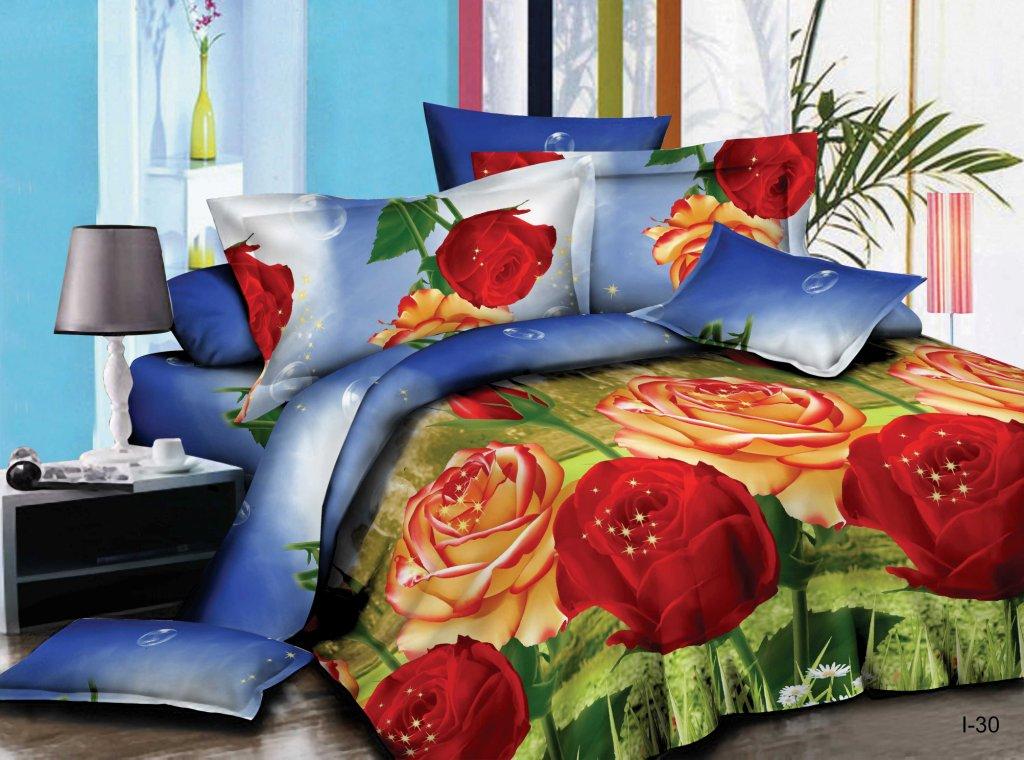 Комплект постельного белья из полисатина "Утренняя роза"