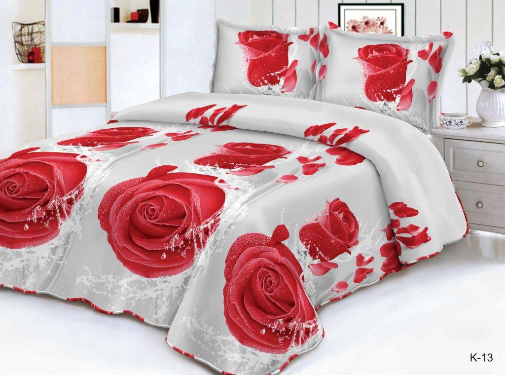 Комплект постельного белья  из полисатина "Роза Каира"