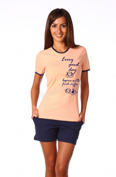 Комплект женский "Summer Day" футболка и шорты