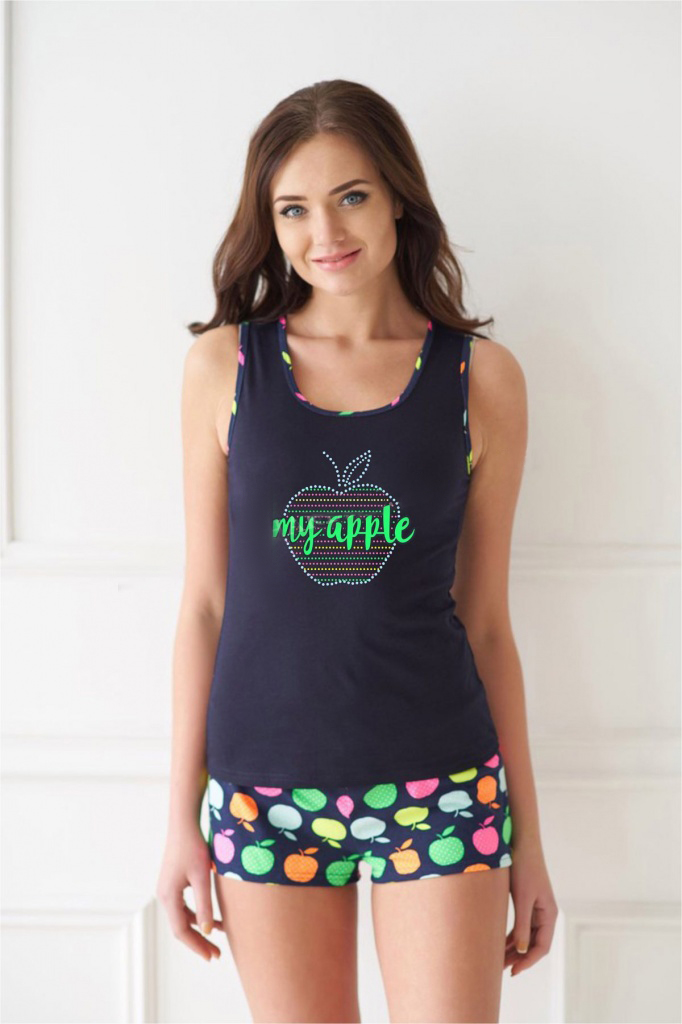 Комплект женский "My Apple" майка и шорты