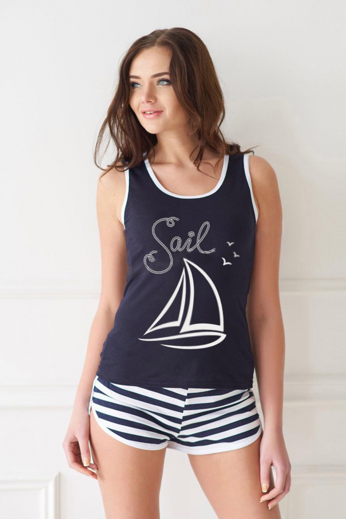 Комплект женский "Sail" майка и шорты