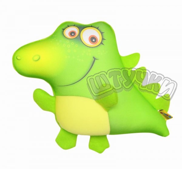 Антистрессовая игрушка-подушка  "Крокодильчик"