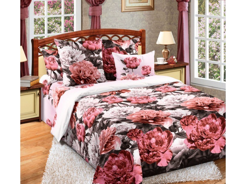 Комплект постельного белья "Пионы"