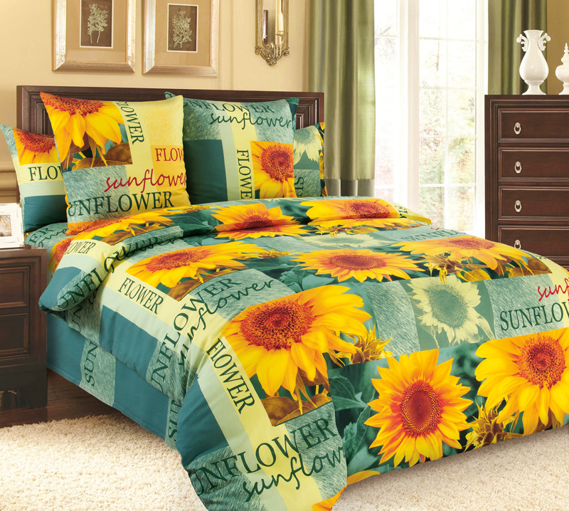 Комплект постельного белья "Солнечный цветок"