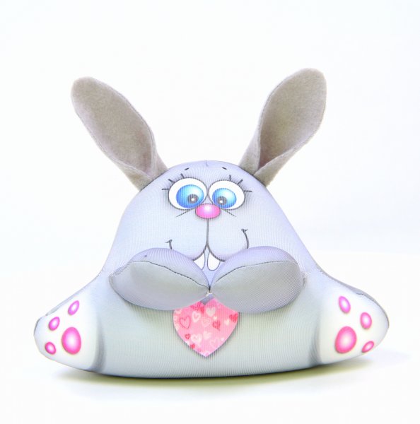 Антистрессовая подушка-игрушка  с зайкой"Аква крошки"
