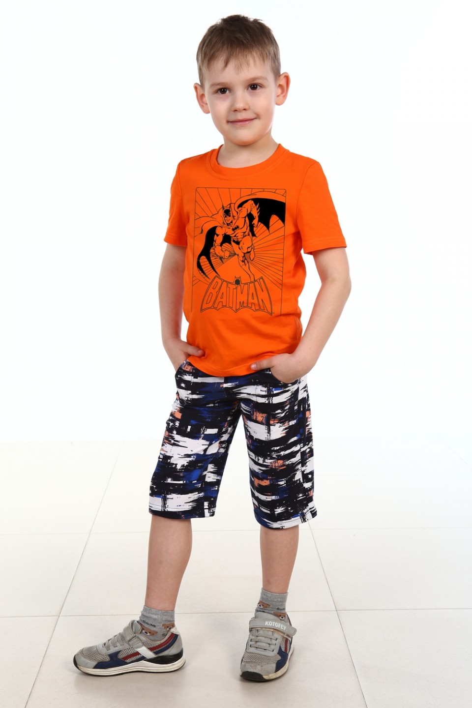 Костюм детский "Batman" футболка и шорты