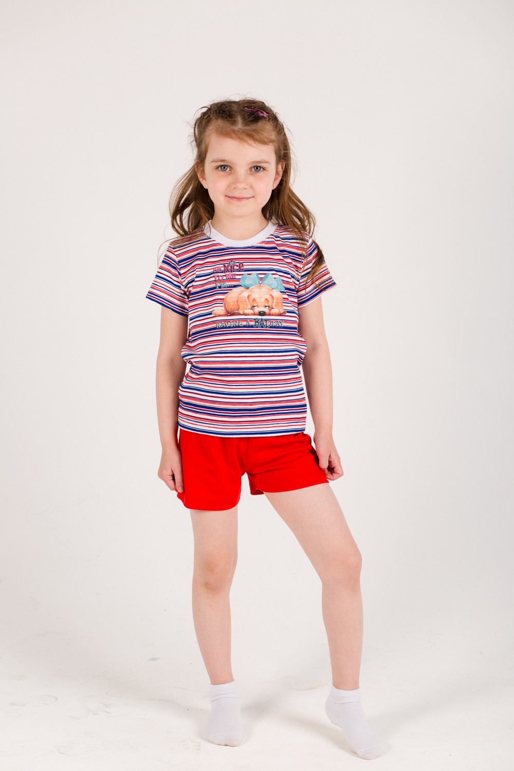 Костюм детский универсальный "Полоска 2" футболка и шорты