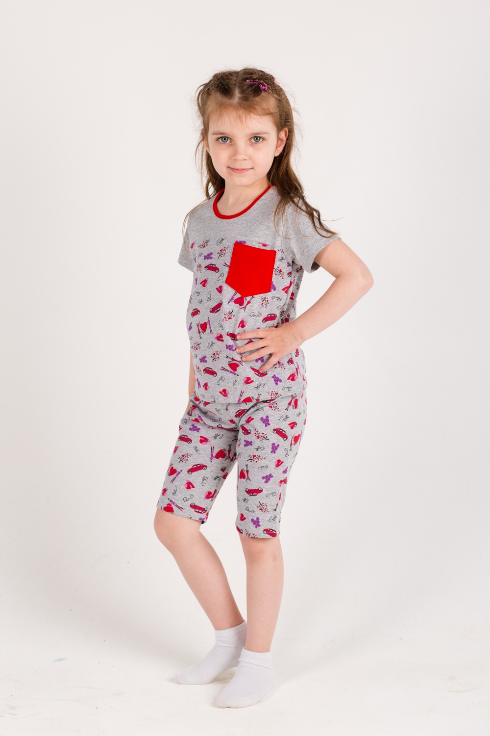 Пижама детская для девочки "Злата 2" футболка и шорты