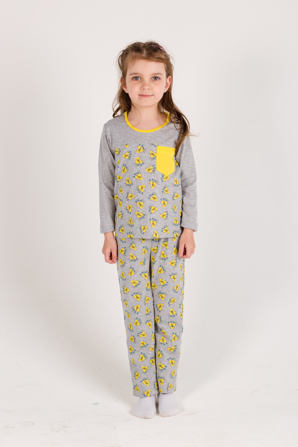 Пижама детская для девочки "Злата" лонгслив и брюки