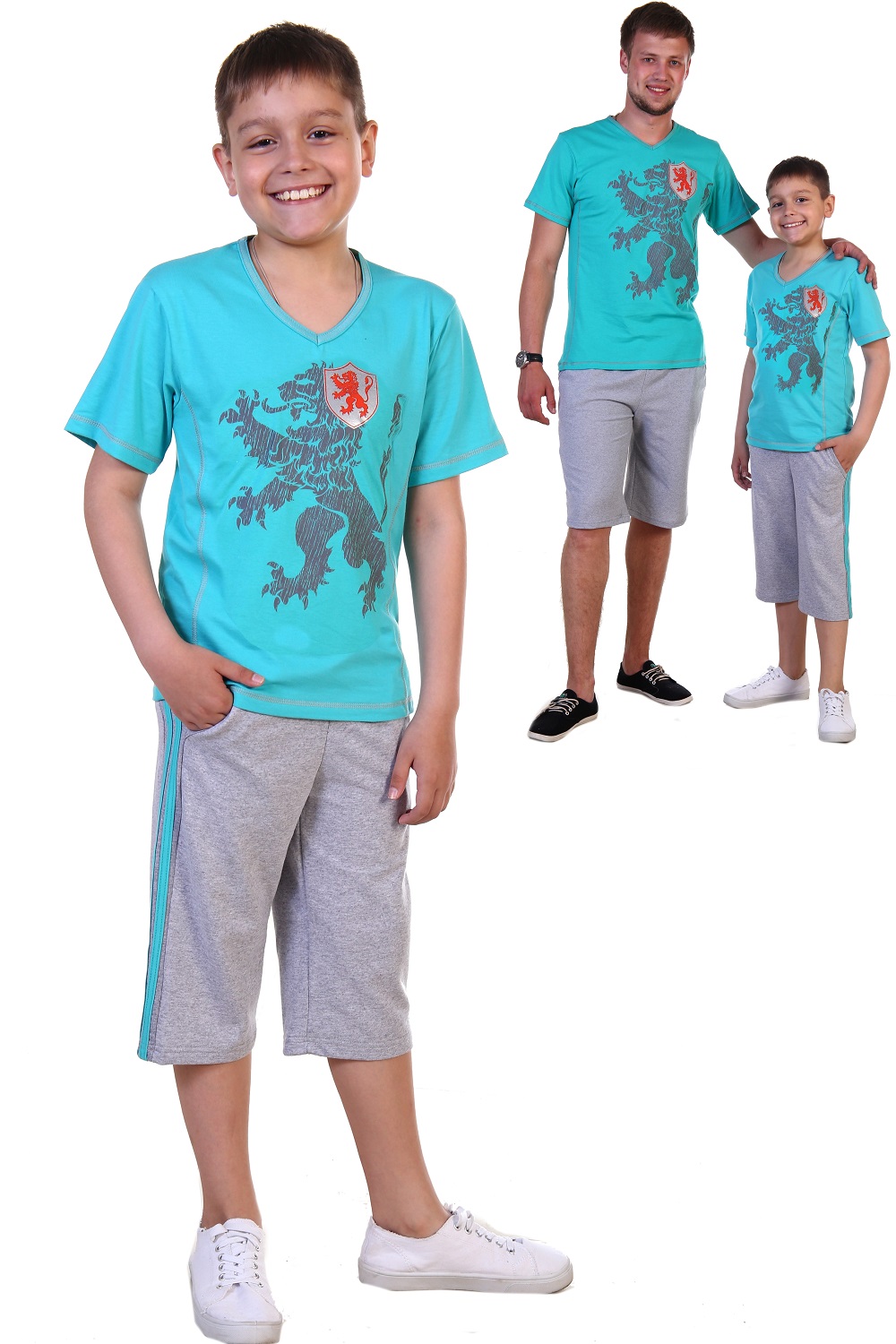 Костюм детский для мальчика "Тимон" футболка и шорты