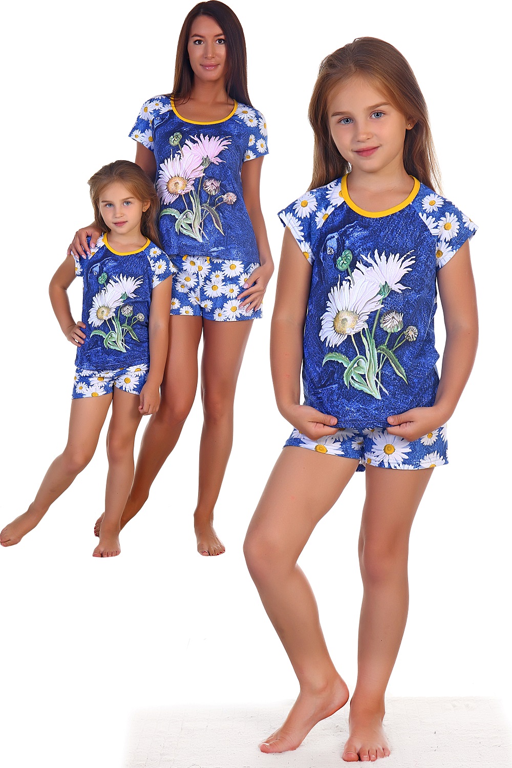 Пижама детская для девочки "Поночка" футболка и шорты