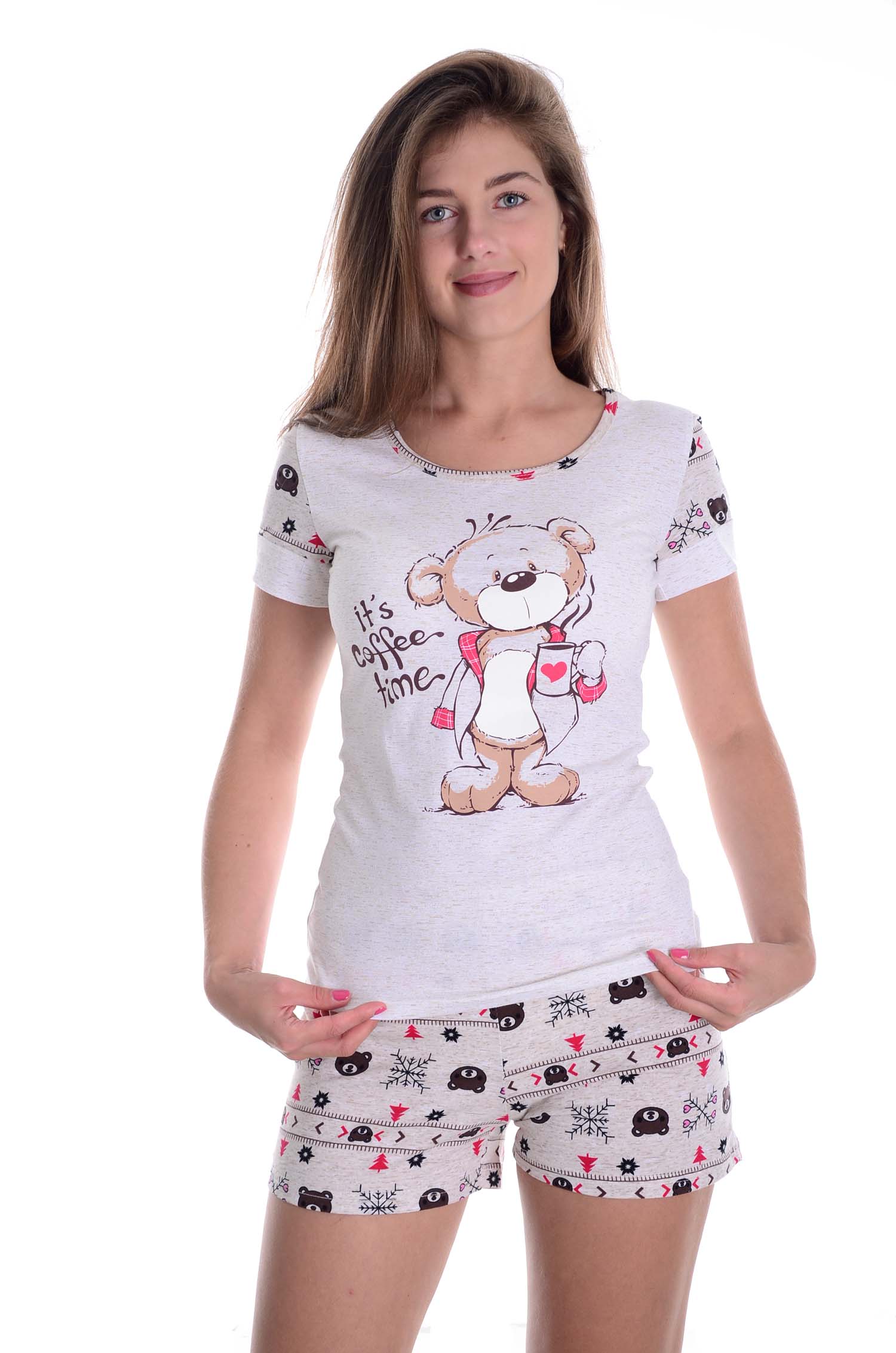 Пижама женская "Очаровашка" футболка и шорты