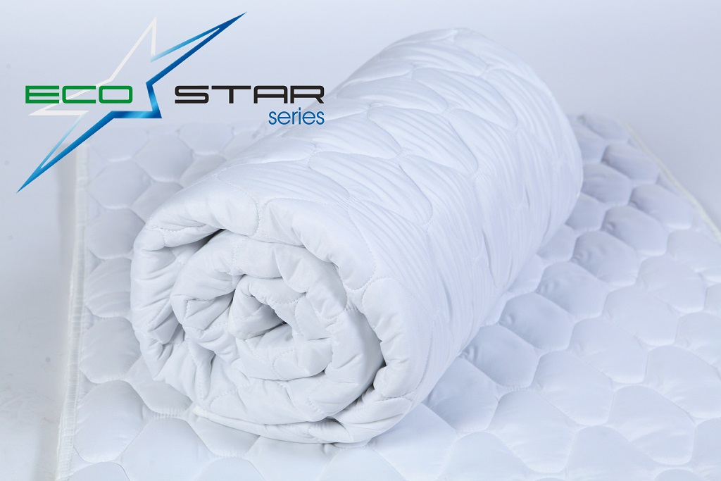 Одеяло "EcoStar" лебяжий пух-амикор 70% на 30% 300 гр/м в полиэстере