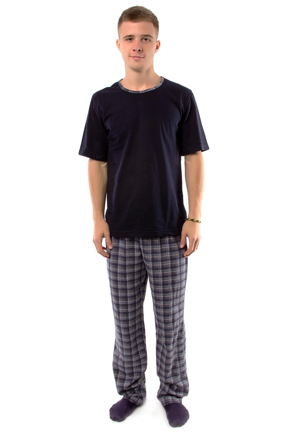 Мужская пижама "Августин" футболка и брюки