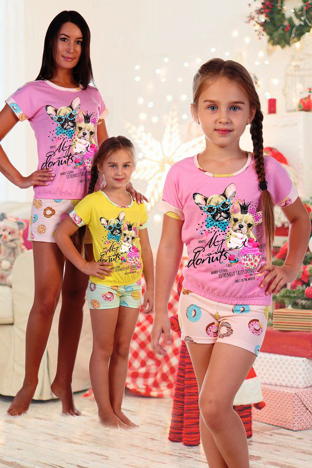 Пижама детская "Стиляжка" футболка и шорты
