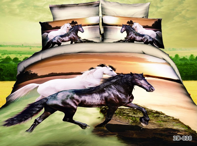 Комплект постельного белья   "Лошади"