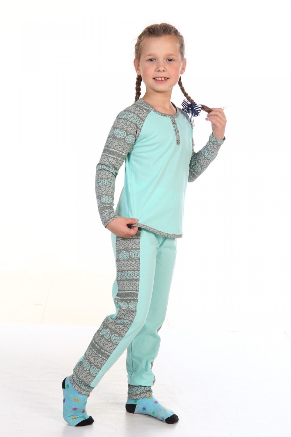 Пижама детская "Кира" лонгслив и брюки