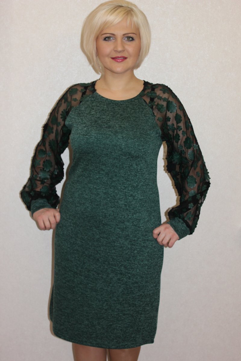 Платье женское "Оливия" с длинным рукавом
