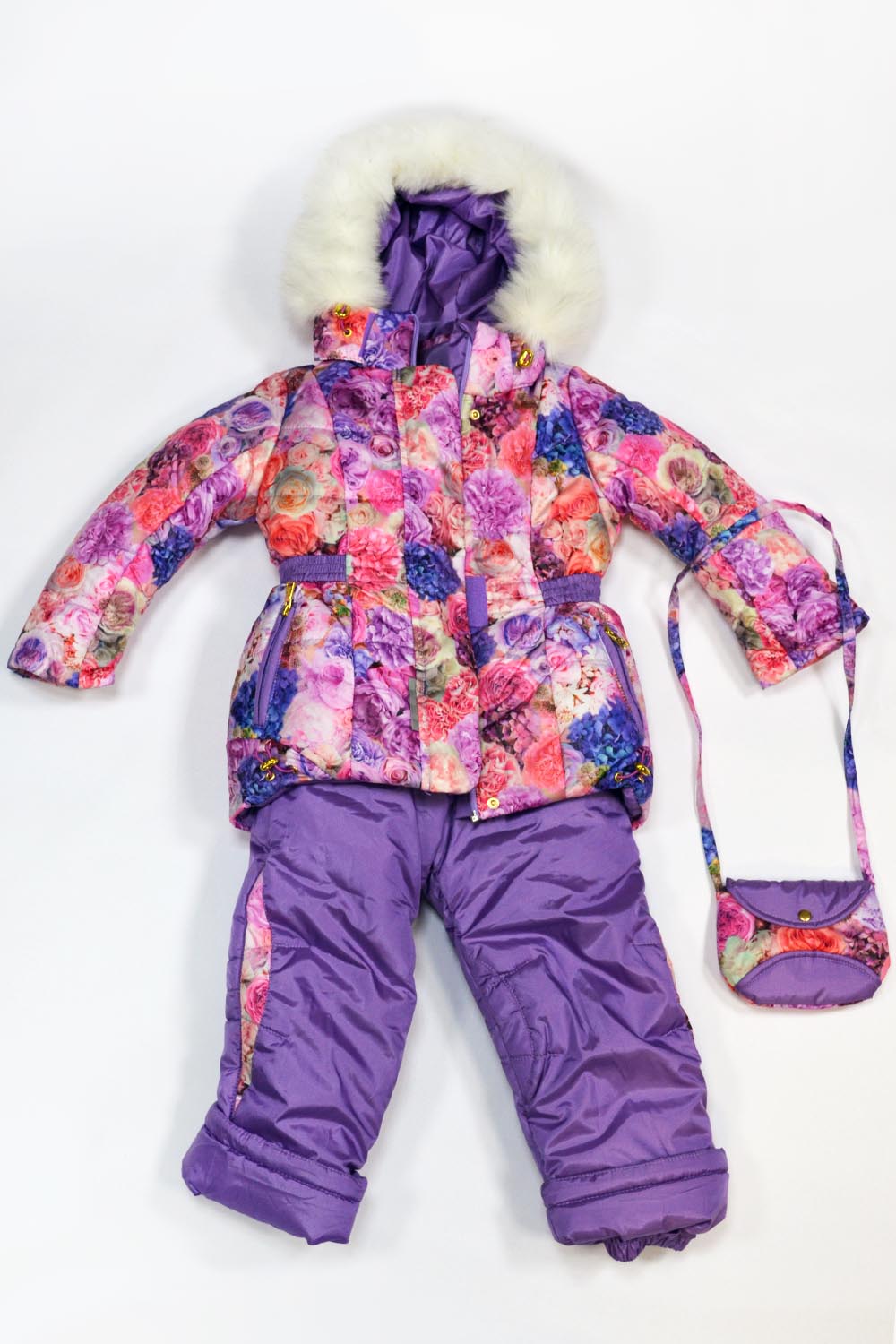 Костюм детский "Орхидея" куртка, комбинезон и сумка
