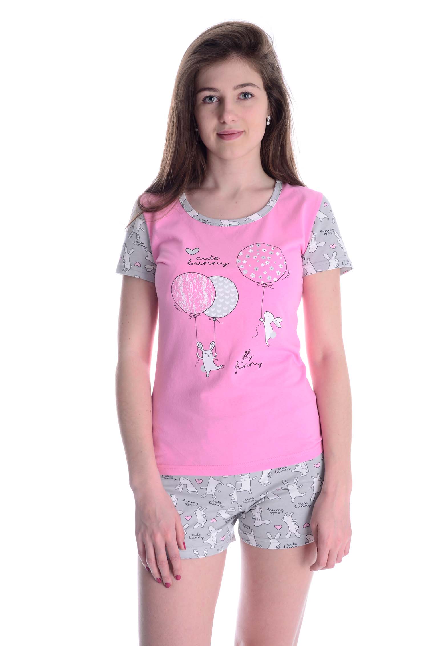Пижама женская "Степашка" футболка и шорты