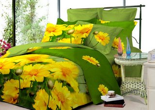 Комплект постельного белья "Солнечный цветок " из поплина