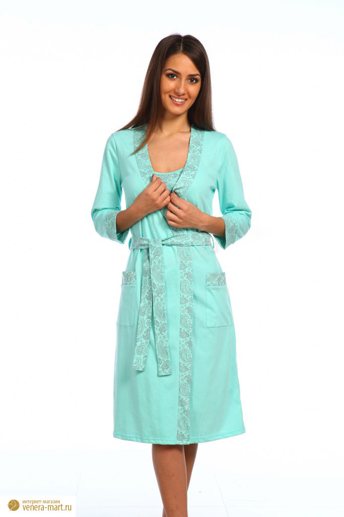 Комплект женский "Импала" халат и сорочка
