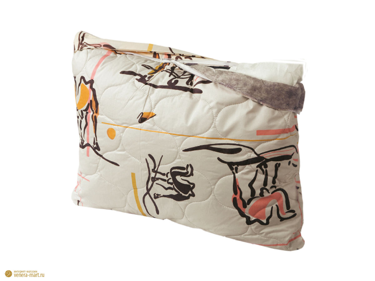 Набор для спальни Верблюжья шерсть (1 одеяло + 2 подушки) (в тике)